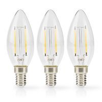 Nedis LED-FILAMENT-LAMPE E14 KER. 2W (LBFE14C351P3    3STK)