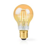 Nedis LED-Filament-Lampe E27 / A60 / 4.9 W / 470 lm / 2100 K / Dimmbar / Extra warmweiß / Retro Style / 1 Stück