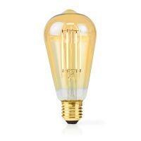 Nedis LED-Filament-Lampe E27 / ST64 / 4.9 W / 470 lm / 2100 K / Dimmbar / Extra warmweiß / Retro Style / 1 Stück