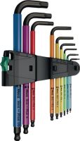 Wera 950 Spkl9 Hex-plus Hex Key Set - L-shaped hex key set - Metric/imperial - 9 pc(s) - Stainless steel - Chromating - CE - GS - DVE