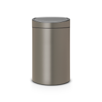 Brabantia Mülleimer Touch Bin New,recycle, 23+10 L Platinum Papierkörbe & Mülleimer