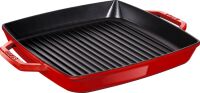 Staub Grillpfanne induktion quadratisch 33cm rot Töpfe & Pfannen