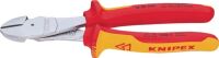 KNIPEX 74 06 250 - Diagonal-cutting pliers - Red/Orange - 25 cm - 453 g