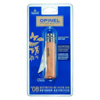 Opinel Taschenmesser No. 08 Edelstahlklinge mit Holzgriff