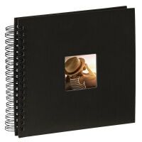 Hama Spiral Album "Fine Art" - Black - 50 sheets - Paper - 260 mm - 240 mm