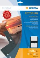 Herma fotophan 13x18 schwarz 10 Blatt                    7787 Archivierung -Foto-