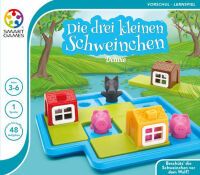 Smart Games SMARTGAMES Die 3 kleinen Schweinchen inklusive Begleitbuch