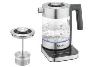 GRAEF Wasserkocher Glas WK 350 EU mit Teesieb