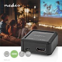 Nedis Digital Audio Converter / 1-Weg / Anschlüsse – Eingang: DC Power / HDMI™ Eingang / Anschlüsse – Ausgang: 1x Coax Audio / 1x TosLink Buchse / Automatisch / Anthrazit