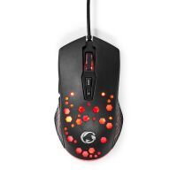 Nedis Gaming Mouse| Verdrahtet| dpi 800 1200 2400 3200 4800 7200 dpi| - Mouse - 7,200 dpi