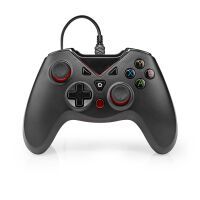 Nedis Gamepad| USB Type-A| Stromversorgungüber| PC| Anzahl Knöpfe 12| Seillänge