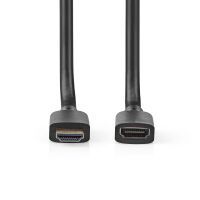 Nedis Ultra High Speed ​​HDMI ™ -Kabel / HDMI™ Stecker / HDMI™ Ausgang / 8K@60Hz / 48 Gbps / 1.00 m / Rund / 7.9 mm / Schwarz / Umschlag