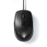 Nedis Mouse| Verdrahtet| 1200 1800 2400 3600 dpi| Einstellbar dpi| Anzahl Knöpfe - Mouse - 3,600 dpi