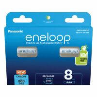 Panasonic eneloop 800mA 8x AAA