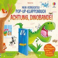 Usborne Verlag Mein verrücktes Pop-up-Klappenbuch: Achtung, Dinobande!