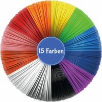  Filapen PCL Filamente 1,75mm - 100 meter Packung, 15 unterschiedliche Farben