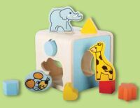 Spielmaus Holz SMH Steckbox Wildtiere, 9 Teile (40828826)