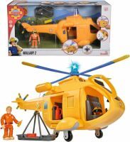 Feuerwehrmann Sam Sam Hubschrauber Wallaby II mit Figur