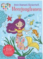 ars Edition Mein Diamant-Stickerheft  Meerjungfrauen