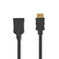 Nedis High Speed ​​HDMI ™ Kabel mit Ethernet / HDMI™ Stecker / HDMI™ Ausgang / 4K@30Hz / 10.2 Gbps / 5.00 m / Rund / PVC / Schwarz / Label