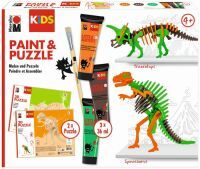 MARABU "KiDS" Little Artist Paint und Puzzle-Set Dinos 6-teilig