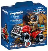 PLAYMOBIL Playm. Feuerwehr-Speed Quad| 71090