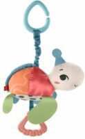 Mattel Fisher-Price Planet Friends Flotte Schildkröte Kinderwagen-Spielzeug mit sensorischen Details