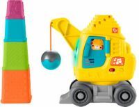 Mattel Fisher-Price Count & Stack Crane- (D, F, E)