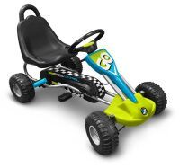 Stamp go-Kart Go Kart Skids Control 89 cm blau/grün