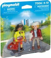 PLAYMOBIL 71506 DuoPack Sanitäterin mit Patient