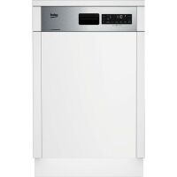 Beko DSS28021X Einbaugeschirrspüler 8 Programme 45 cm