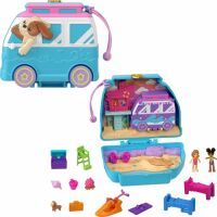 Mattel Polly Pocket Seaside Puppy Ride