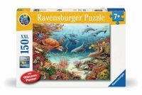 Ravensburger 13411 Puzzle Wieso? Weshalb? Warum? Meerestiere am Korallenriff  150 Teile XXL