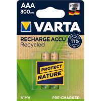 Varta Akku RECHARGE Recycled AAA HR03  800mAh           2St. (56813101402)