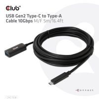 Club 3D Club3D Kabel   USB 3.2 Typ C <> USB Typ A 10Gbps St/Bu  5m retail (CAC-1536)