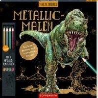 Coppenrath Metallic-Malen (mit Metallic-Buntstiften) - T-Rex World