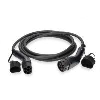 Nedis Kabel für Elektrofahrzeuge / Cable Type 2 / 32 A / 22000 W / 3-Phasen / 5.00 m / Schwarz / Kartonverpackung