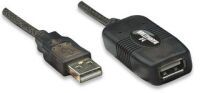 MANHATTAN USB-Repeater Kabel USB 2.0 A -> A St/Bu 10.00m Bli (150248)