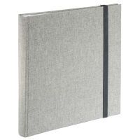 Hama Jumbo Tessuto grau    30x30 60 weiße Seiten             3846 Archivierung -Fotoalben-