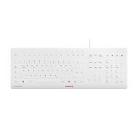 CHERRY TAS STREAM PROTECT KEYBOARD Corded DE-Layout weiß (JK-8502DE-0)