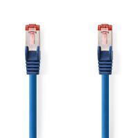 Nedis CAT6-Netzwerkkabel / RJ45 Stecker / RJ45 Stecker / S/FTP / 2.00 m / Rund / LSZH / Blau / Label