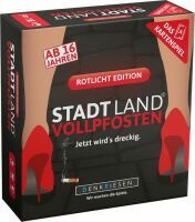  STADT LAND VOLLPFOSTEN® - Das Kartenspiel  ROTLICHT EDITION Jetzt wird's dreckig.