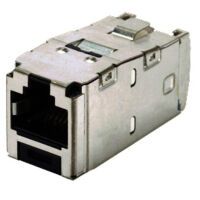 Panduit RJ45 TG-Mini Jack kat 6 - Black - Silver