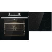 Gorenje Großgeräte BACKOFEN-SET BOSX6737E06BG/EC (BLACK STEAM SET   SW)