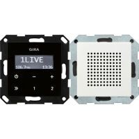 GIRA 228027 - Clock - Digital - FM - 87.5 - 107.9 MHz - 4 W - 8 ?