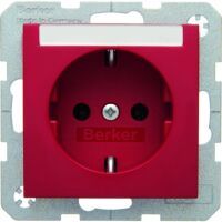 Berker 47508902 - Type F - Red - 250 V - 16 A - 50/60 Hz