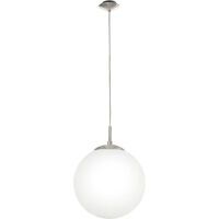 Eglo Leuchten EGLO RONDO - Flexible mount - Nickel - White - Steel - Glass - IP20