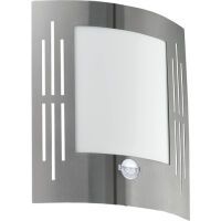 Eglo AL-WANDLEUCHTE 1X15W PL+SENSOR (88144 CITY EDELSTAHL)