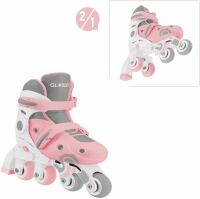  GLOBBER LEARNING SKATES 2in1 pastellrosa, Gr. 30-33