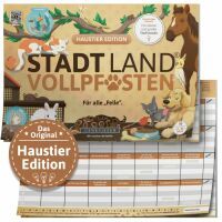  STADT LAND VOLLPFOSTEN® - HAUSTIER EDITION - ''Für alle ''Felle.'' - A4